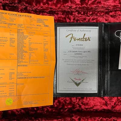 Fender Custom Shop LTD Caballo Tono Ligero Relic Aged Gold Sparkle (893) image 9