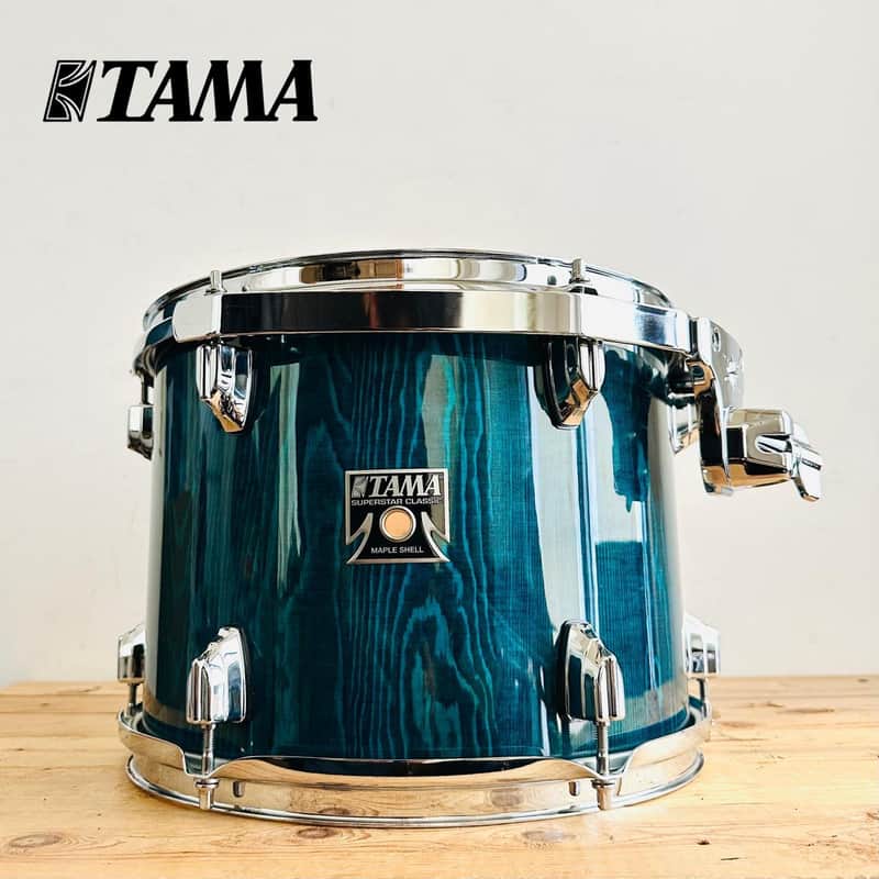 Tama 12” x 9” Superstar Classic Tom Drum - Sapphire Lacebark Pine image 1