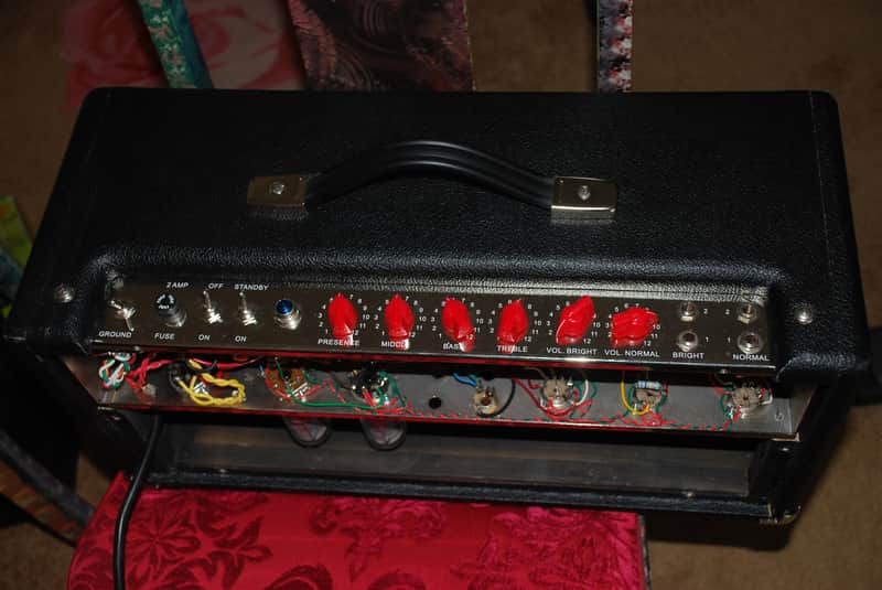 Fender Style 5F6A Head 2014 Blk/Tolex brown or tweed 2,4,8 or 16 ohms image 1