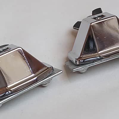 Ludwig Vistalite Bass Drum Leg Mount Brackets  - 1970s image 2