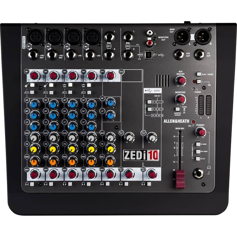 Allen & Heath ZEDi-10 10-Channel Mixer and 4x4 USB Audio Interface image 1