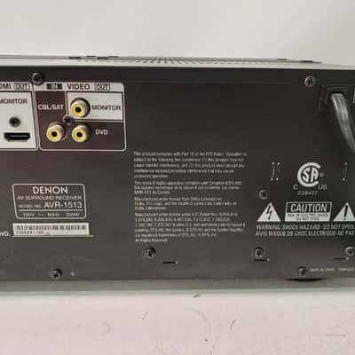Denon AVR-1513 5.1 HDMI Home Theater Surround Sound Tested W/ REMOTE Bundle 330W image 10