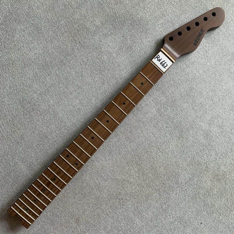 Dark Roasted Maple Wood Guitar Custom Neck, 22 Frets Fretboard image 1
