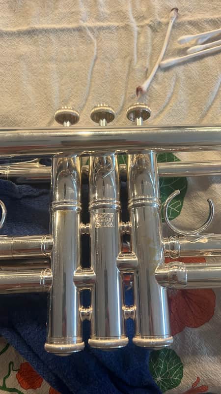 Immagine Bach AB190 Stradivarius Artisan Professional Model Bb Trumpet 2010s - Silver Plates - 1