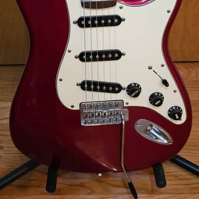 Fender Player Stratocaster Candy Apple Red Locking Fender Sperzel Tuners image 2