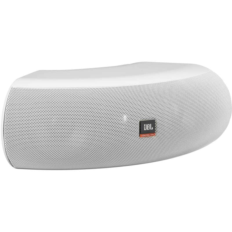 JBL Control CRV-WH Versatile High Design 4" Indoor/Outdoor 70/100V Loudspeaker, White, Pair image 1