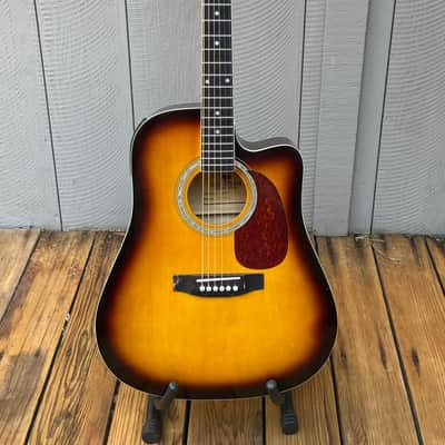 Delta D42 / CEQSB Acoustic Guitar with Cutaway & Gig bag Nashville, TN image 2