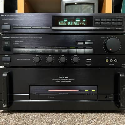 Onkyo M-5140/P-3160/T-4120 Power Amplifier Preamplifier Tuner w/ Remote TESTED ✅ image 20