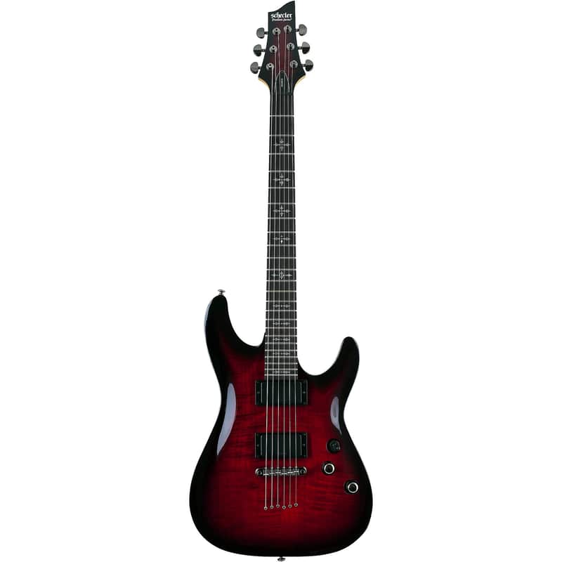 Schecter Demon-6 Crimson Red Burst CRB Electric Guitar B-Stock Demon6 Demon 6 image 1