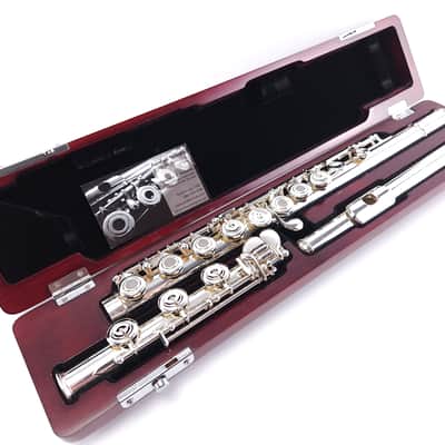 Refurbished Di Zhao 700 (801 Silver Pre-Pro Step Up Flute B Foot Open Hole image 1