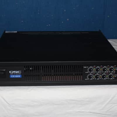 QSC CX204V Four Channel 300 W Per Channel Direct 70 V Power Amp (2 Available) image 7