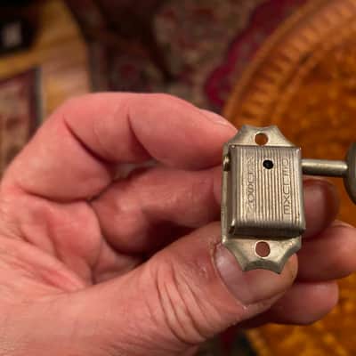 Kluson Tuners Deluxe Double Line 1964 - Nickel 169400 image 6