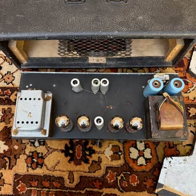 Vintage 1960s Vase Bassman 120 6L6 Australian Original Valve Amplifier Head RARE image 14