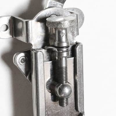 Ludwig 3-Point Extension Snare Strainer (Throw Off) Nickel Plated, "L" logo Stamp, Mounting Hardware - 1940s / INSPECTED & TESTED image 2
