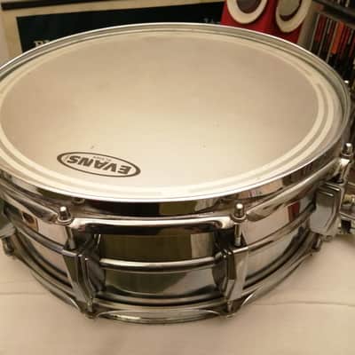 Ludwig No. 410 Super-Sensitive 5x14" Aluminum Snare Drum with Keystone Badge 1969 image 3