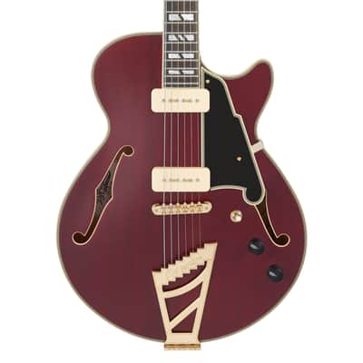 D'Angelico DADSSSTWGT DELUXE SS Single Cutaway Semi-Hollow Body 6-String Electric Guitar w/Deluxe Hardshell Case image 3