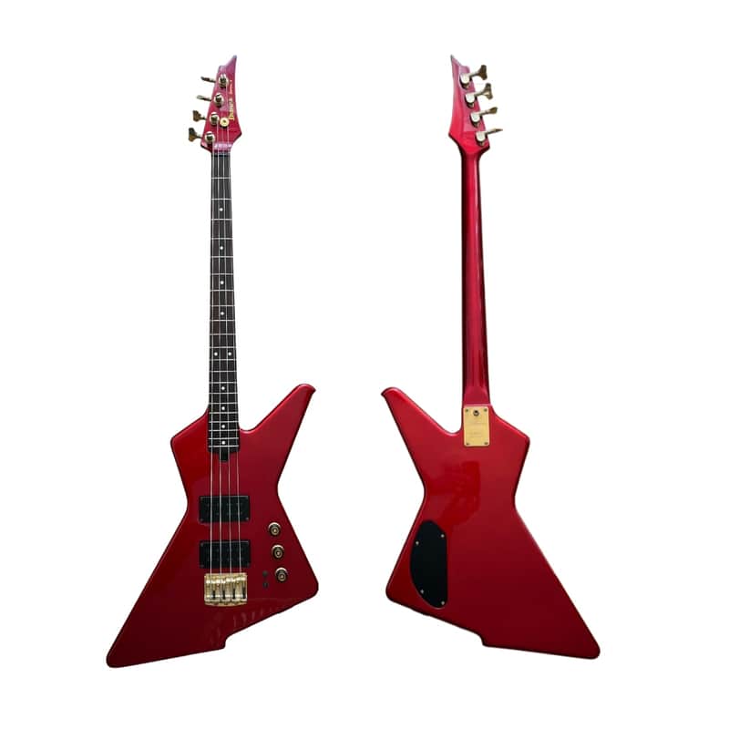 Ibanez Destroyer II Bass DT670 1984 - Metallic Red | Reverb