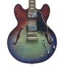 Epiphone ES-335 Figured Semi-Hollow Electric Guitar in Blueberry Burst