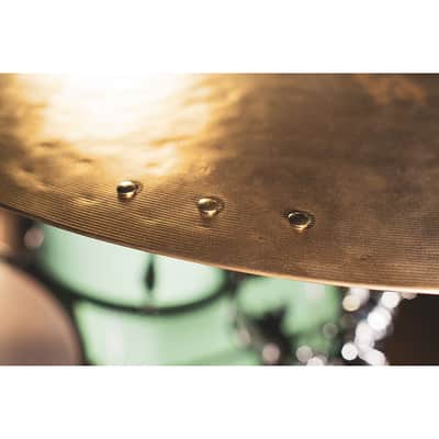 Meinl CY-RIVET-BR Sizzle Rivet 3 Pcs. Brass Plated Steel image 2