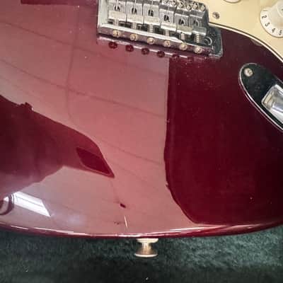 Immagine Fender Standard Stratocaster with Maple Fretboard 1998 - 2005 - Midnight Wine - 7