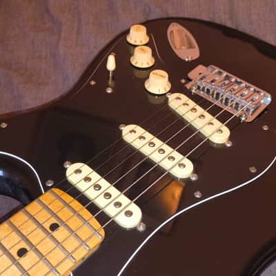 Fender LTD PLAYER STRAT MN BLACK image 8