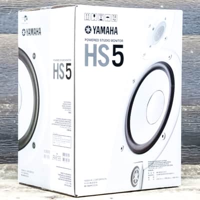 Yamaha HS5 (White) Powered Studio Monitor 2-Way Bi-Amp 5"Studio Monitor (Single) image 8