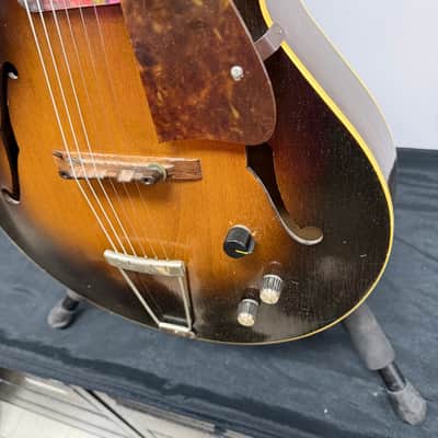 Vintage Gibson 1952 L-48 Hollowbody Archtop Acoustic Electric Guitar with DeArmond Gold Foil Pickup and Lifton Case image 12