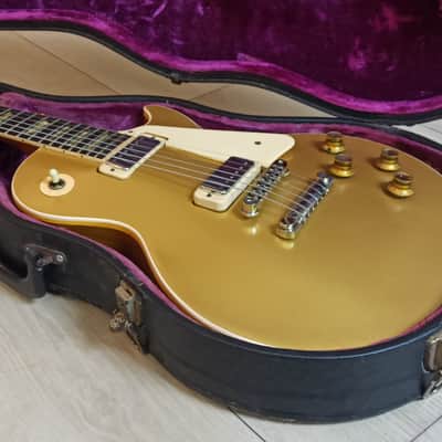 Gibson Les Paul 1971 - 1972 - 73  Deluxe Goldtop Nacre Pearl Full Body Mahogany image 21