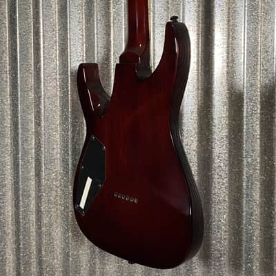ESP LTD H-200 Flame Top Dark Brown Sunburst Guitar & Case #1026 Used image 11
