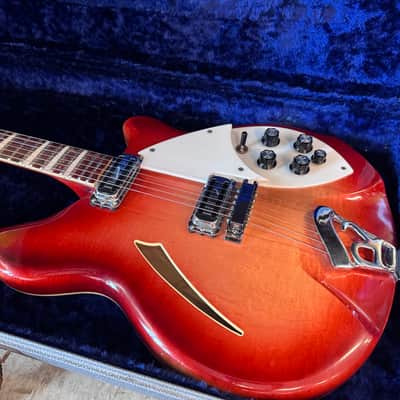 Rickenbacker 360 Semi-Hollowbody Electric Guitar 1965 - Fire Glo image 8