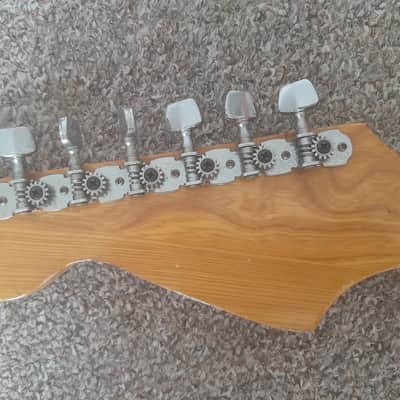 AlfaTone Stratocaster 1970s - Natural Hinoki VG Cond RARE image 8