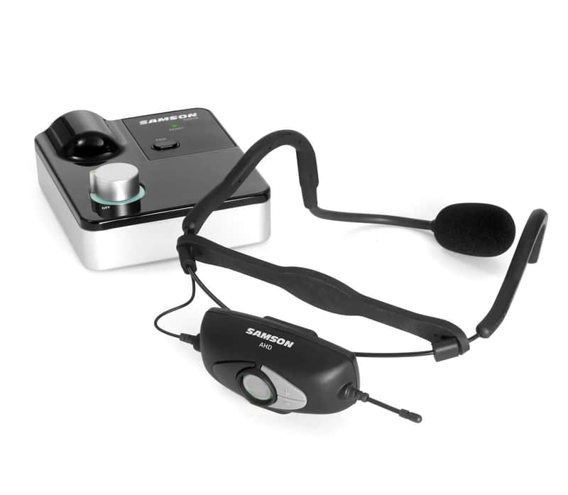 Samson AirLine XDm Fitness Headset Tabletop Digital Wireless (2.4 GHz) System with integrated Qe mic (AHDQe/RXD1M) image 1