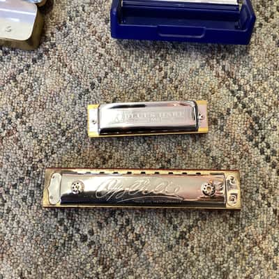 Opera (C) and Hohner (Db) Harmonica set image 3