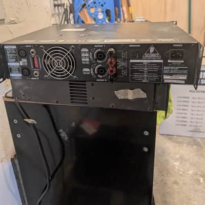 Behringer Europower EP1500 power amp - for parts or repair image 3