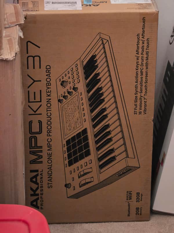 Akai MPC Key 37 Standalone Workstation Synthesizer 2024 - Present - Red image 1