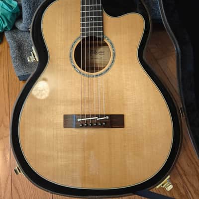 Takamine EF740FS-TT Thermal Top Acoustic Electric Guitar With HardcaseTop Series OM Cutaway Acoustic/Electric Guitar 2010s - Natural Gloss image 1