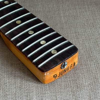 1966 Fender Duo-Sonic II Neck – 22.5" Scale – Pro Refret (Musicmaster) image 11