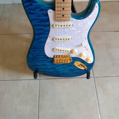 Fender MIJ Traditional II Stratocaster 2021 - Caribbean Blue image 2