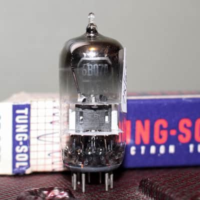 TUNG SOL USA 6BQ7 6BZ7 6BK7A TIGHT BALANCE BLACK PLATE D GETR TEST NOS+ IN BOX VINTAGE 1960'S image 2