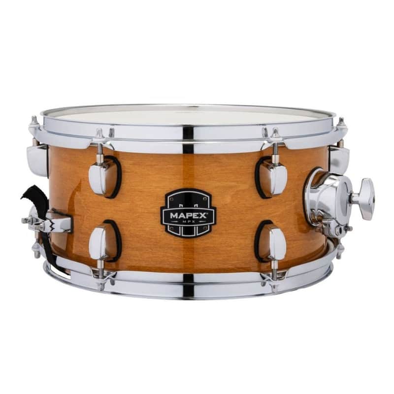 Mapex MPX Maple/Poplar Hybrid Shell Side Snare Drum 12x6 Trans Natural image 1
