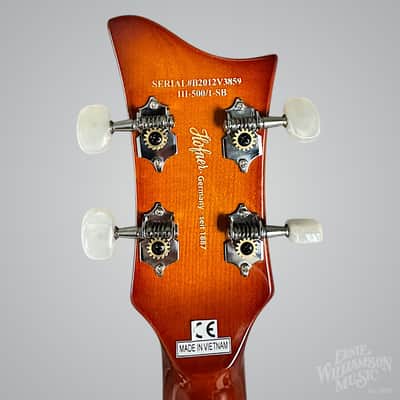 Hofner Ignition PRO Violin Bass 2021 - Present - Sunburst image 8