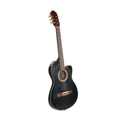 1984 Gibson Chet Atkins CE Solid-Body Nylon String Electric - Black - Narrow Neck image 3
