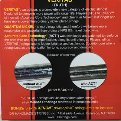 DR Handmade Veritas Electric Guitar Strings gauges 10-46 image 2