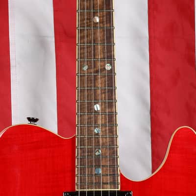 Fender Special Edition Custom Telecaster FMT HH - Crimson Red Transparent image 4