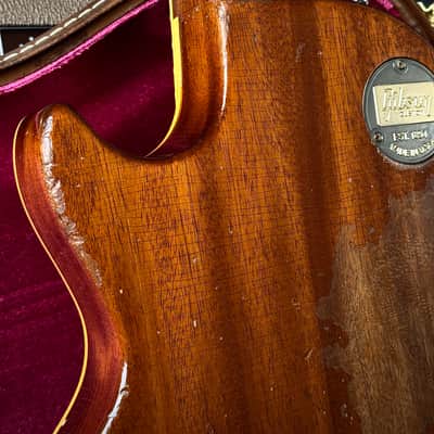 2017 Gibson Les Paul Standard Heavy Aged Gold over Green PSL image 16