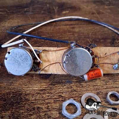 Framus Star Bass Wiring Harness (Pots, Cap, Jack) (1960s) image 4