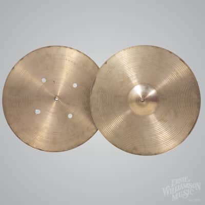 Zildjian A 14” Quick Beat Hi Hat Cymbals. USED image 4
