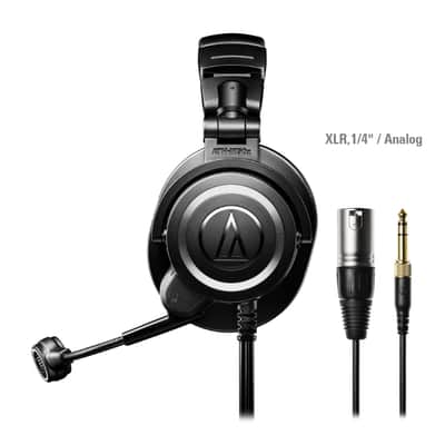 Audio-Technica ATH-M50XSTS XLR StreamSet Streaming Headset, Black image 5
