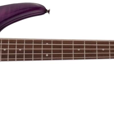 Jackson JS Series Spectra JS3QV 5-String Electric Bass Guitar, Purple Phaze image 4
