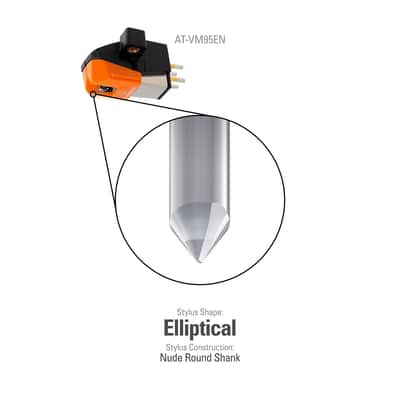 Audio-Technica: AT-VMN95EN Replacement Stylus for AT-VM95EN (upgrade for AT-LP120X, AT-LP70X) image 2